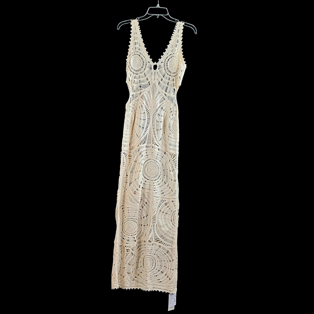 Commense Crochet Maxi-Dress/Cover Up New With Tags - Picture 8 of 16